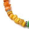 Chakra Dyed Natural Freshwater Shell Beaded Bracelets for Women BJEW-JB12476-4