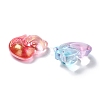 Electroplate Glass Cabochons EGLA-D007-04-3