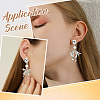 40Pcs Brass Earring Findings KK-SC0005-52S-5