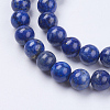 Natural Lapis Lazuli(Filled Color Glue) Beads Strands G-K269-01-8mm-3