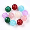 Baking Paint Imitation Jade Glass Beads DGLA-Q021-10mm-M-2