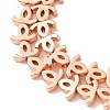 Electroplated Synthetic Non-Magnetic Hematite Beads Strands G-H020-A01-01-3