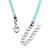 Waxed Cord Necklace Making NCOR-T001-12-3