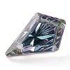 Embossed Glass Rhinestone Pendants GLAA-J101-01B-001VL-4