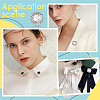 10Pcs Alloy Glass Rhinestone Brooches AJEW-PH01687-5