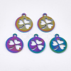Ion Plating(IP) 201 Stainless Steel Charms STAS-Q201-JN200-3
