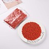 Baking Paint 6/0 Glass Seed Beads SEED-S004-Y5-4