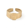 12Pcs Ion Plating(IP) 304 Stainless Steel Open Cuff Rings RJEW-G312-09G-3