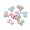 Opaque Resin Pendants RESI-G046-03P-1