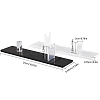 2 Sets 2 Colors Acrylic Knife Display Easel Stands ODIS-GL0001-04-2