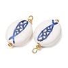Handmade Porcelain Pendants PR-CBA8966-12G-3