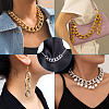 Handmade Plastic Curb Chains AJEW-FW0001-01-12
