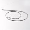 Electroplate Non-magnetic Synthetic Hematite Bead Strands G-F300-37B-F01-2