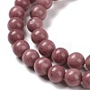 Grade A Natural Rhodonite Beads Strands G-E571-23A-4