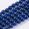 Natural Agate Beads Strands X-G-G583-8mm-12-1