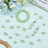 100Pcs 2 Styles Dyed Synthetic Turquoise Beads G-SC0003-52-6