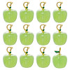 12Pcs Handmade Lampwork Pendants LAMP-CA0001-13A-1