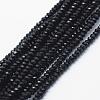 Opaque Glass Beads Strands EGLA-J144-NB02-1
