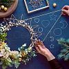 DIY Woven Net/Web with Feather Making Finding Kit DIY-DC0001-84-7