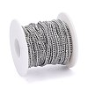 Tarnish Resistant 304 Stainless Steel Diamond Cut Chunky Curb Chains CHS-F013-02P-3