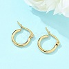 Ion Plating(IP) 304 Stainless Steel Hoop Earrings EJEW-N0016-11G-A-1