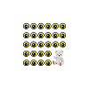 12Pairs Computerized Embroidery Cloth Self Adhesive Patches PATC-BC0001-12B-7
