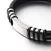Leather Bracelets BJEW-M102-02-2