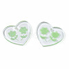 Transparent Resin Pendants RESI-N030-001A-3