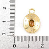 Brass Micro Pave Cubic Zirconia Pendants KK-Z151-16G-03-3