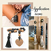 250Pcs 5 Styles Round Natural Wood Beads WOOD-SP0001-13-5