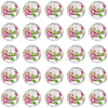 60Pcs Handmade Glod Sand Lampwork Beads LAMP-PA0001-57-7