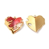 304 Stainless Steel Enamel Pendants STAS-K256-07G-01-2