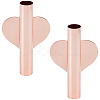2Pcs Heart Wall Mounted Flower Tube FIND-GF0008-61RG-7