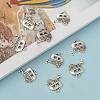 Tibetan Style Alloy Pendants X-TIBE-T010-24AS-RS-3