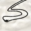 304 Stainless Steel Curb Chain Necklaces NJEW-L162-01A-B-1