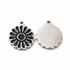304 Stainless Steel Enamel Charms STAS-F291-03P-03-1