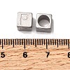 304 Stainless Steel European Beads STAS-D382-02P-P-2