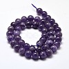 Natural Amethyst Round Bead Strands X-G-I168-09-10mm-2