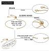 Rack Plating Eco-Friendly Brass Chain Bracelet Making KK-CJ0001-27-2