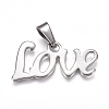 Tarnish Resistant 304 Stainless Steel Pendants STAS-I135-01P-1
