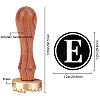 1Pc Golden Tone Brass Stamp Head DIY-CP0007-80E-2