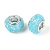Opaque Resin European Beads RESI-T057-29E-2