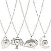 DIY Snap Necklace Making Kit DIY-SC0021-47-1