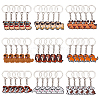 45Pcs 9 Style Cute Cartoon PVC Plastic Dog Pendant Keychain KEYC-CP0001-11-1