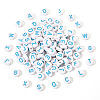 Opaque White Acrylic Beads SACR-YW0001-23D-1
