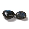 Heart Natural Labradorite Palm Stones G-K338-03-3