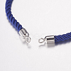 Nylon Twisted Cord Bracelet Making X-MAK-F019-03P-3