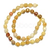 Natural Golden Silk Jade  Beads Strands G-I376-D55-01-2