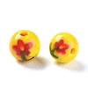 Handmade Millefiori Glass Round Beads X-LAMP-J038-4mm-M-3