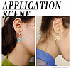 20Pcs 5 Style Stainless Steel Huggie Hoop Earrings Findings STAS-SC0004-51-5